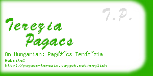 terezia pagacs business card